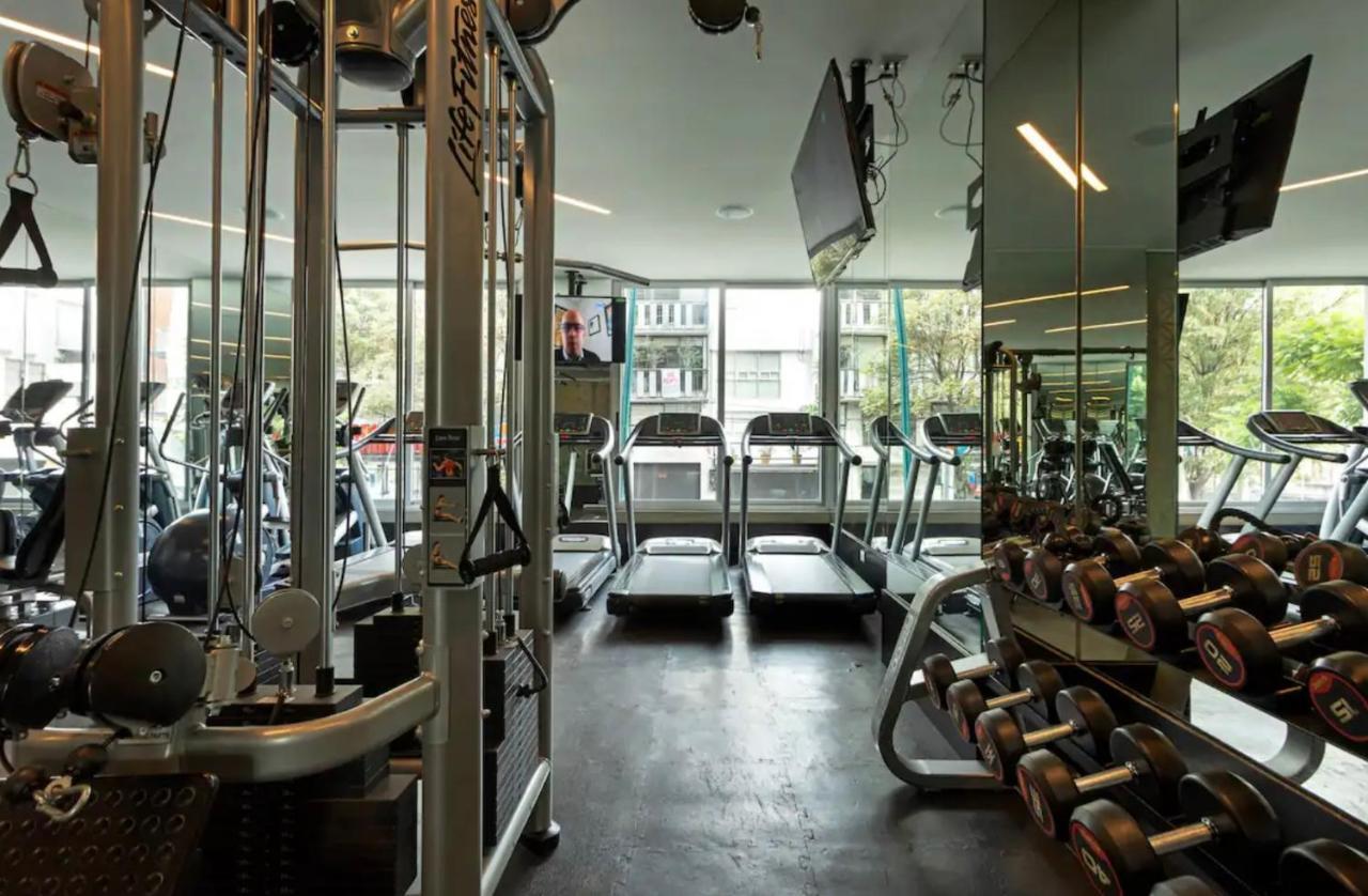 Departamento Mexicano En Polanco. Pool - Gym - Parking Mexiko-Stadt Exterior foto
