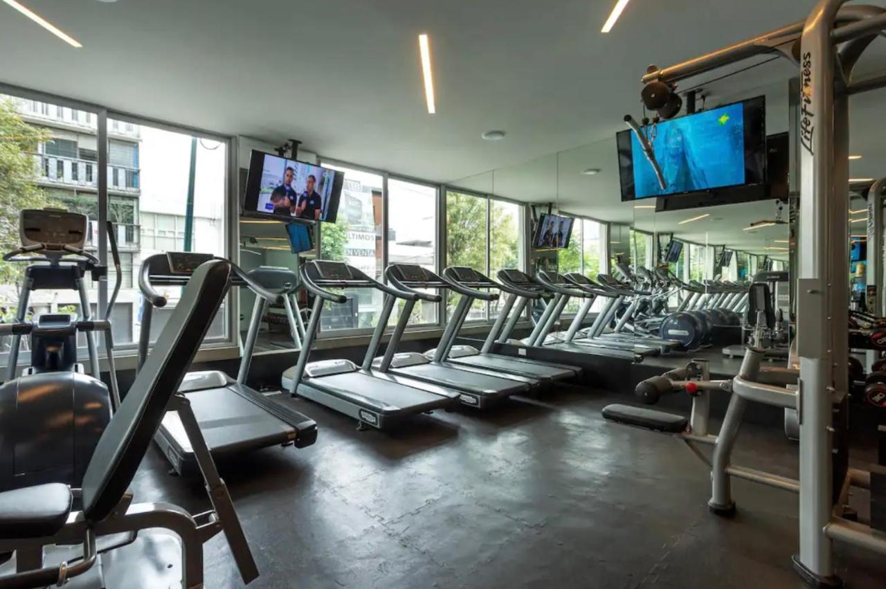 Departamento Mexicano En Polanco. Pool - Gym - Parking Mexiko-Stadt Exterior foto